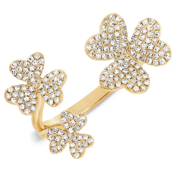 Diamond Fashion Rings in 14 Karat Yellow Gold Tzfasman Jewelers Brooklyn, NY