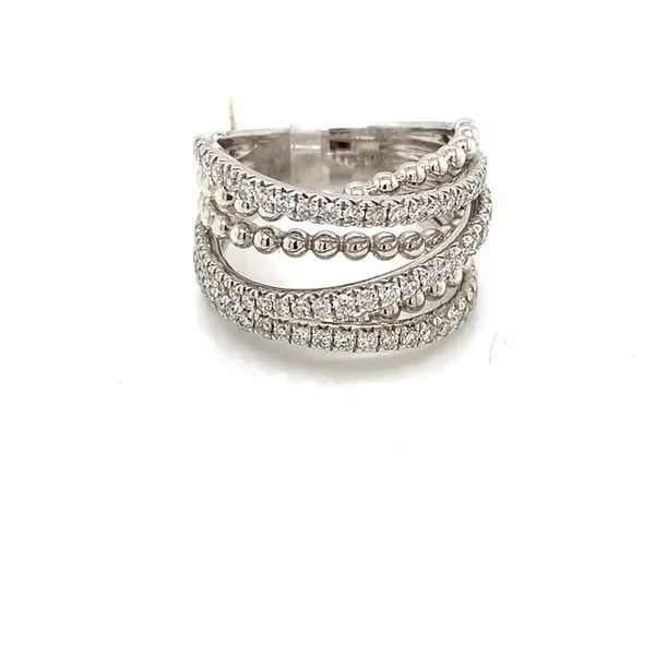 Diamond Fashion Rings in 14 Karat White Gold Tzfasman Jewelers Brooklyn, NY