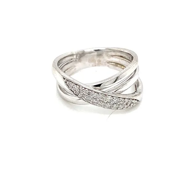 Diamond Fashion Rings in 14 Karat White Gold Tzfasman Jewelers Brooklyn, NY