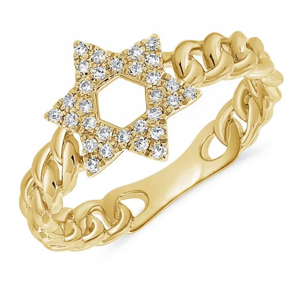 Diamond Fashion Rings in 14 Karat Yellow Gold 2.23 Grams Tzfasman Jewelers Brooklyn, NY