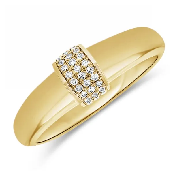Diamond Fashion Rings in 14 Karat Yellow Gold 2.90 Grams Tzfasman Jewelers Brooklyn, NY