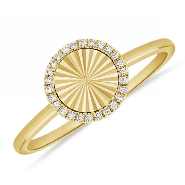 Diamond Fashion Rings in 14 Karat Yellow Gold 1.87 Grams Tzfasman Jewelers Brooklyn, NY