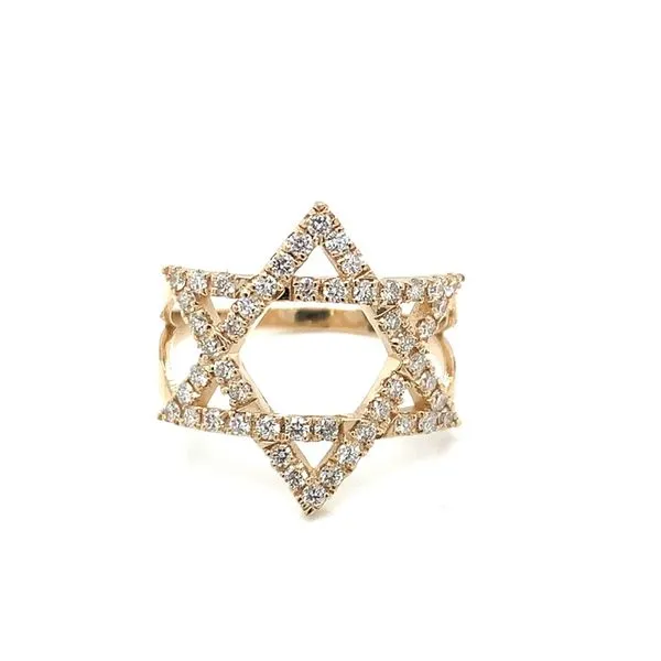 Diamond Fashion Rings in 14 Karat Yellow Gold Tzfasman Jewelers Brooklyn, NY