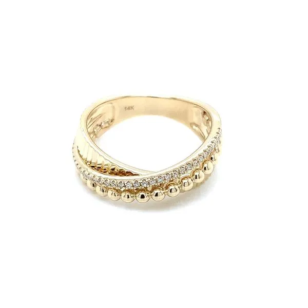Diamond Fashion Rings in 14 Karat Yellow Gold 4.90 Grams Tzfasman Jewelers Brooklyn, NY