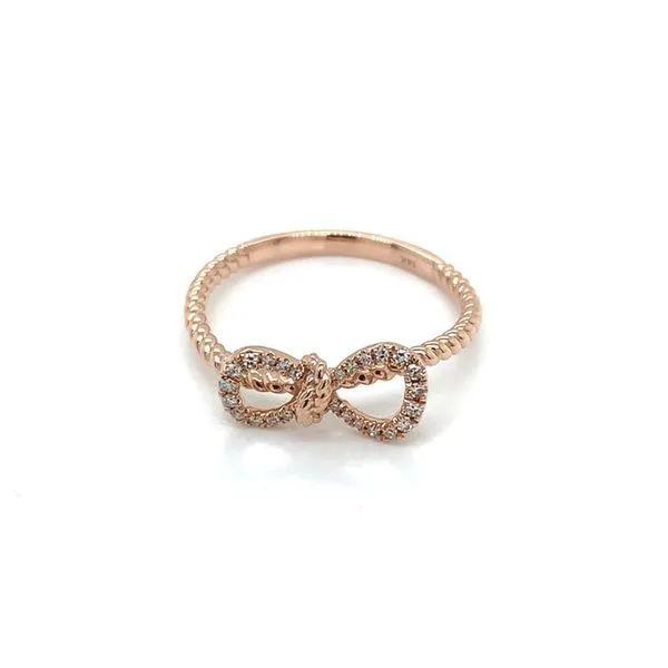 Diamond Fashion Rings in 14 Karat Rose Gold 2.00 Grams Tzfasman Jewelers Brooklyn, NY