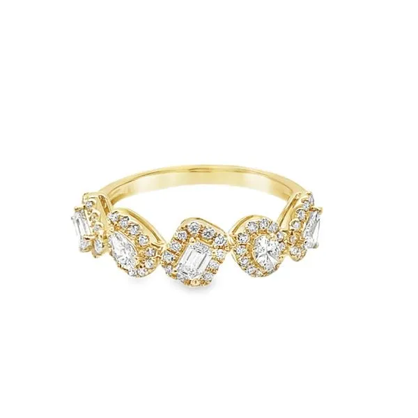 Diamond Fashion Rings in 14 Karat Yellow Gold 2.62 Grams Tzfasman Jewelers Brooklyn, NY
