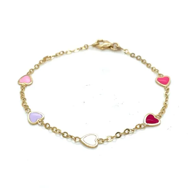 Kids Bracelets in 14 Karat Yellow Gold 1.1 Grams Tzfasman Jewelers Brooklyn, NY