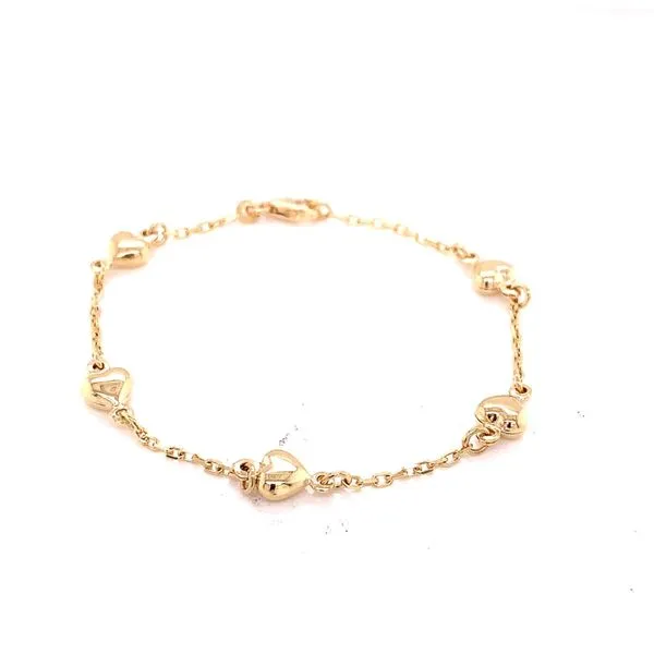 Kids Bracelets in 14 Karat Yellow Gold 2.1 Grams