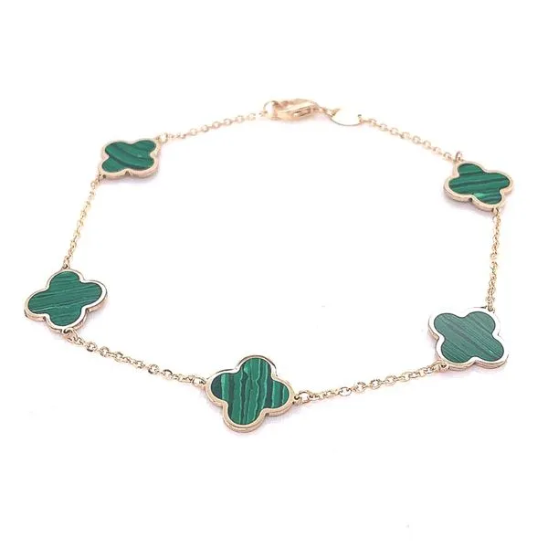 Kids Bracelets in 14 Karat Yellow Gold 1.9 Grams