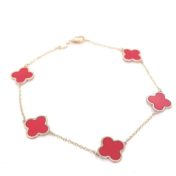 Kids Bracelets in 14 Karat Yellow Gold 1.9 Grams