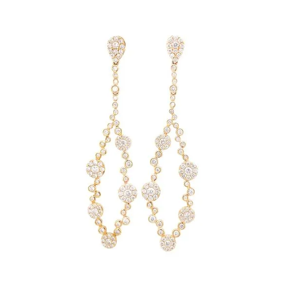 Diamond Earrings in 14 Karat Yellow Gold similar item image