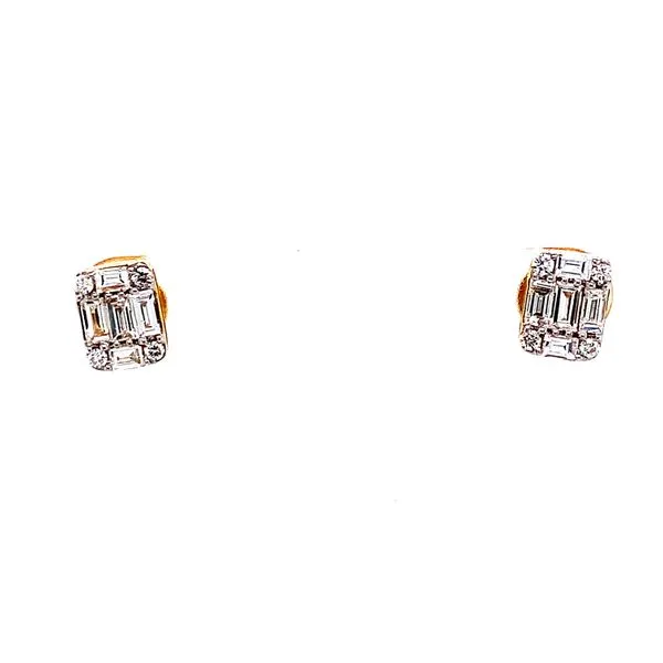 Diamond Earrings in 14 Karat Yellow Gold similar item image