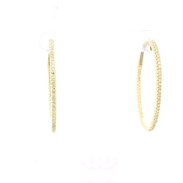 Diamond Earrings in 14 Karat Yellow Gold similar item image