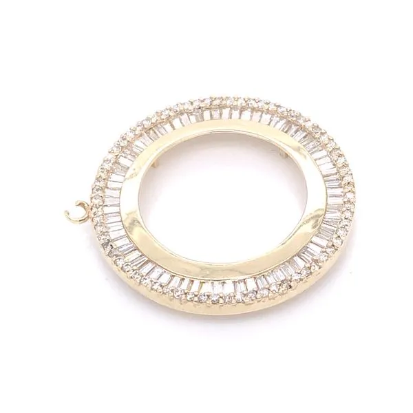 Diamond Pendants in 14 Karat Yellow Gold