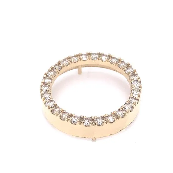 Diamond Pendants in 14 Karat Yellow Gold