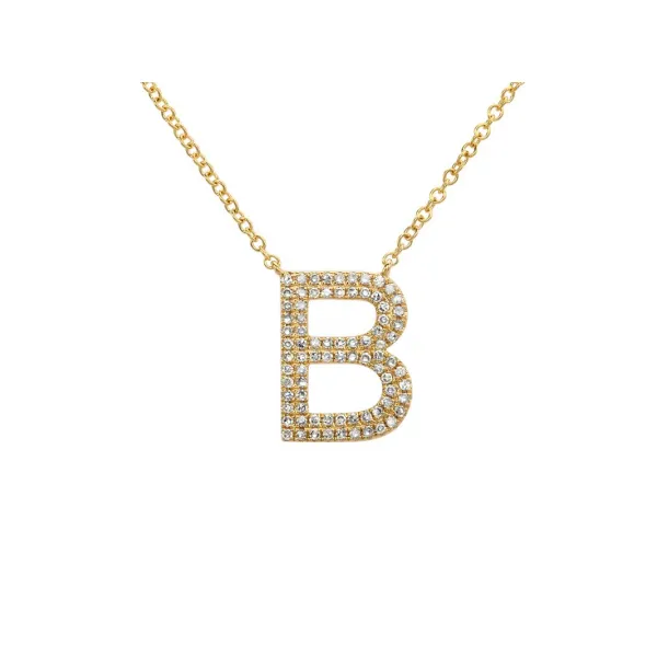 Diamond Necklace in 14 Karat Yellow Gold 2.54 Grams Tzfasman Jewelers Brooklyn, NY