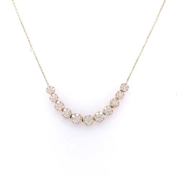 Diamond Necklace in 14 Karat Yellow Gold similar item image
