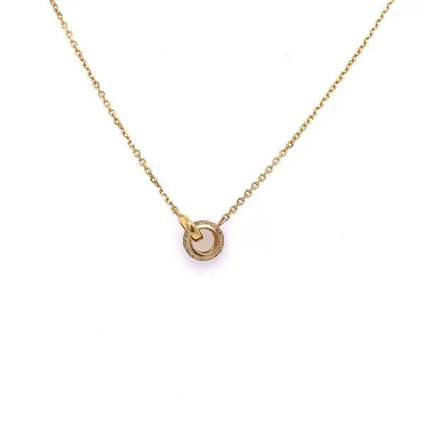 Diamond Necklace in 14 Karat Yellow Gold similar item image