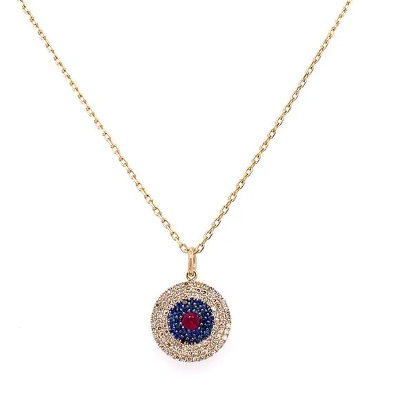Diamond Necklace in 14 Karat Yellow Gold similar item image