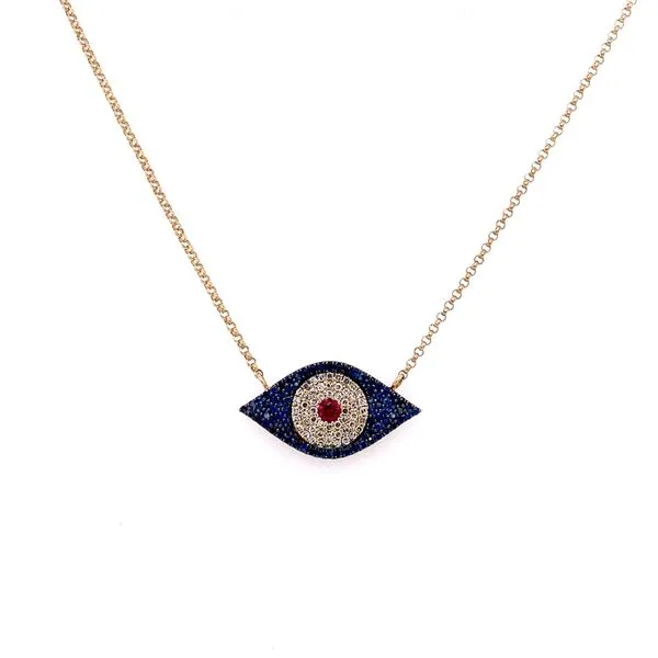 Diamond Necklace in 14 Karat Yellow Gold similar item image