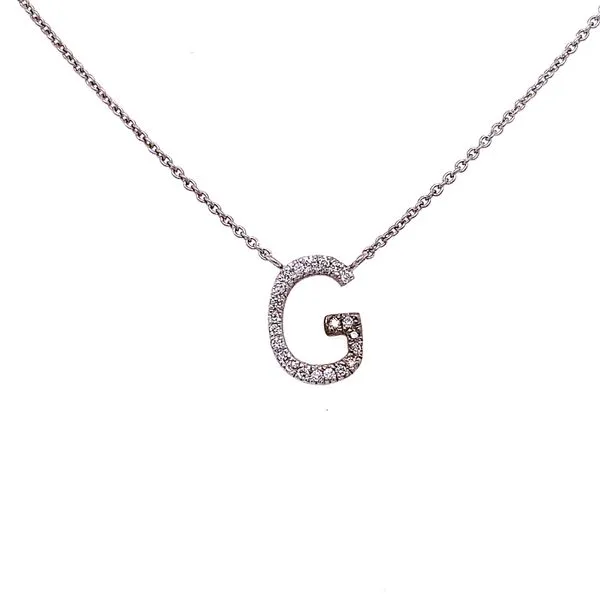 Diamond Necklace in 14 Karat White Gold Tzfasman Jewelers Brooklyn, NY