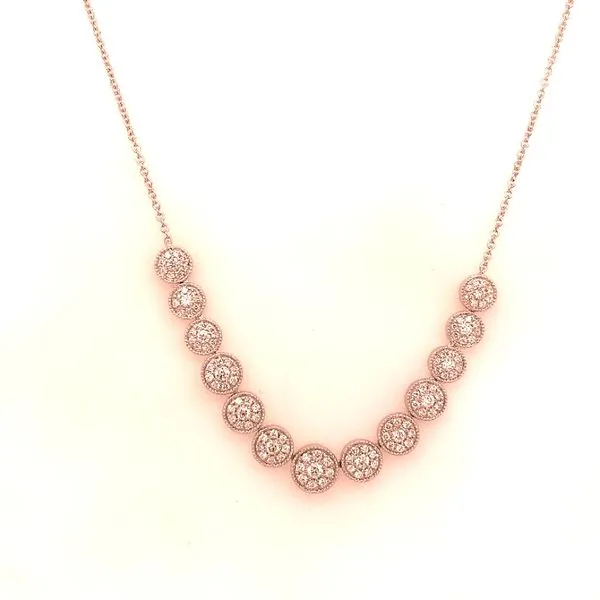 Diamond Necklace in 14 Karat White Gold Tzfasman Jewelers Brooklyn, NY
