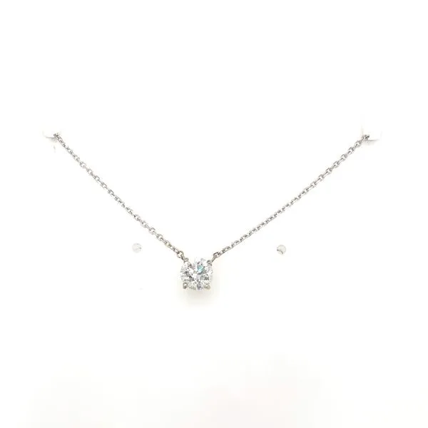 Diamond Necklace in 14 Karat Yellow Gold Tzfasman Jewelers Brooklyn, NY