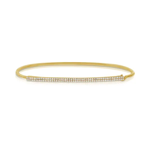 Diamond Bracelets in 14 Karat Yellow Gold 5.35 Grams similar item image