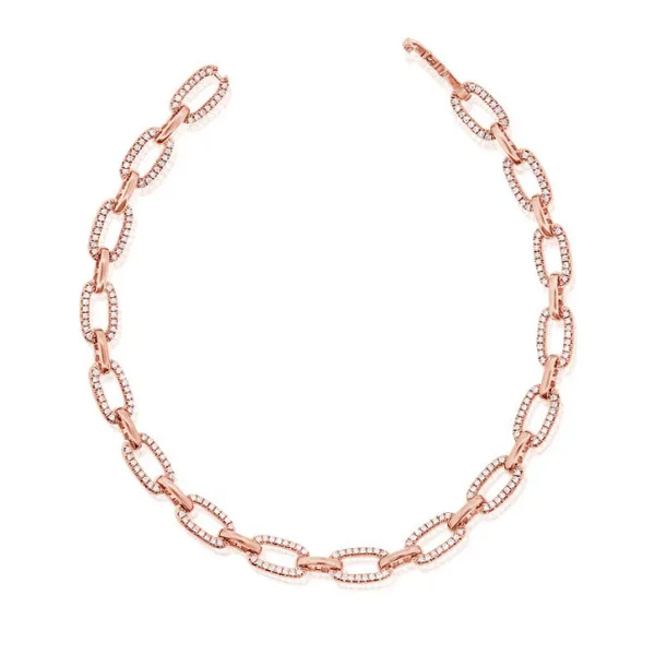 Diamond Bracelets in 14 Karat Rose Gold similar item image
