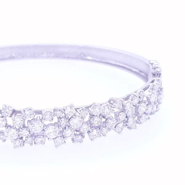 Diamond Bracelets in 14 Karat White Gold 16 Grams Tzfasman Jewelers Brooklyn, NY
