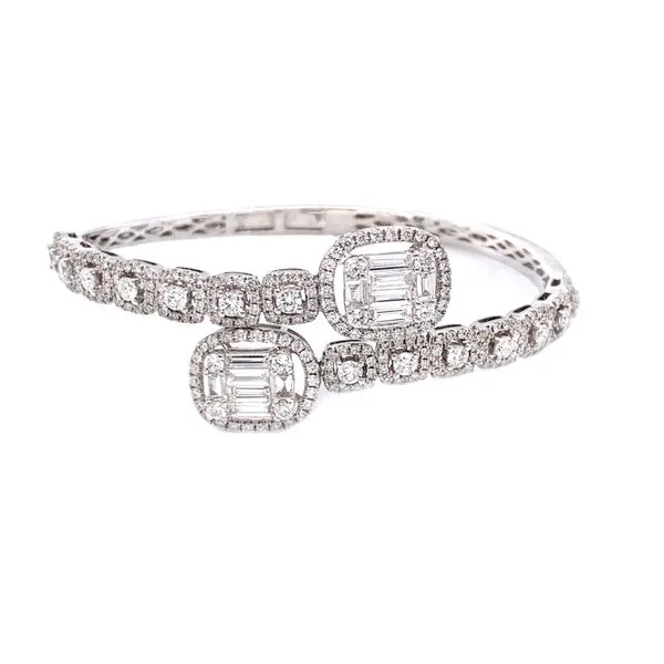 Diamond Bracelets in 14 Karat White Gold similar item image