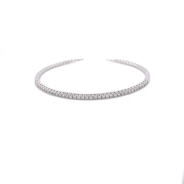 Diamond Bracelets in 14 Karat White Gold similar item image