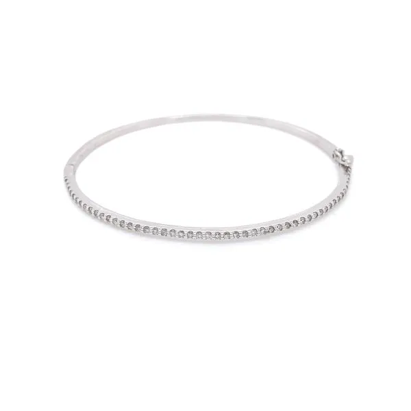 Diamond Bracelets in 14 Karat White Gold similar item image