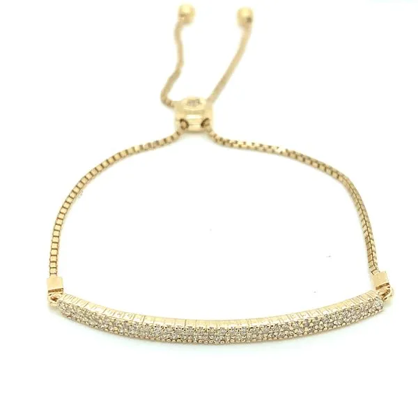 Diamond Bracelets in 14 Karat Yellow Gold Tzfasman Jewelers Brooklyn, NY