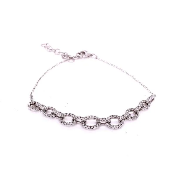 Diamond Bracelets in 14 Karat White Gold Tzfasman Jewelers Brooklyn, NY