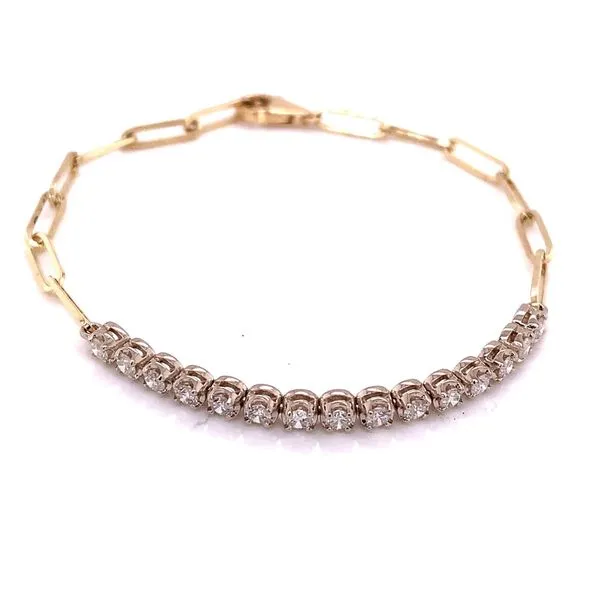 Diamond Bracelets in 14 Karat Rose Gold Tzfasman Jewelers Brooklyn, NY