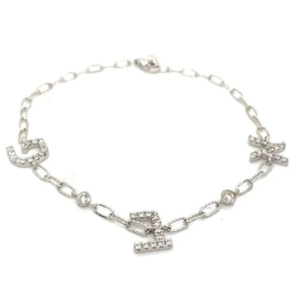 Diamond Bracelets in 14 Karat White Gold Tzfasman Jewelers Brooklyn, NY