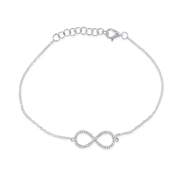 Diamond Bracelets in 14 Karat White Gold Tzfasman Jewelers Brooklyn, NY