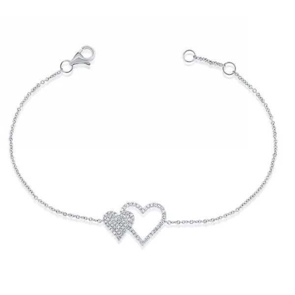 Diamond Bracelets in 14 Karat White Gold Tzfasman Jewelers Brooklyn, NY