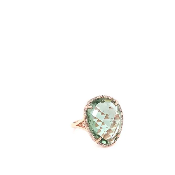 Colored Stone Ring in 14 Karat Yellow Gold Tzfasman Jewelers Brooklyn, NY
