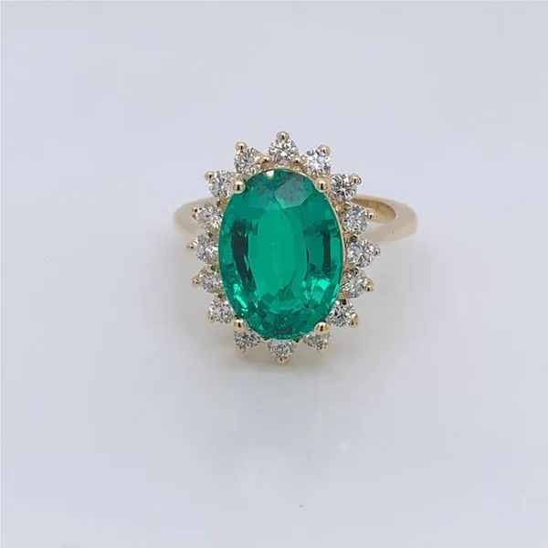 Colored Stone Ring in 14 Karat Yellow Gold Tzfasman Jewelers Brooklyn, NY