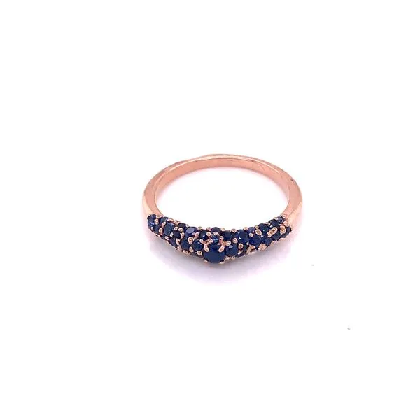 Colored Stone Ring in 14 Karat Rose Gold Tzfasman Jewelers Brooklyn, NY