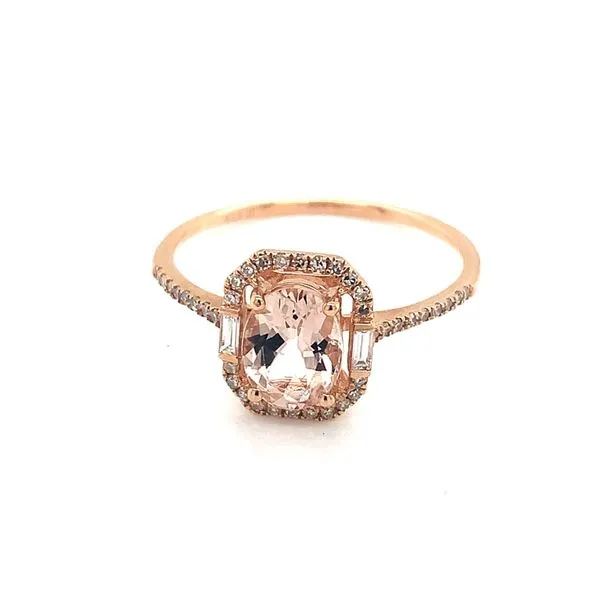 Colored Stone Ring in 14 Karat Rose Gold 1.54 Grams Tzfasman Jewelers Brooklyn, NY