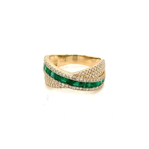 Colored Stone Ring in 14 Karat Yellow Gold 4.50 Grams Tzfasman Jewelers Brooklyn, NY