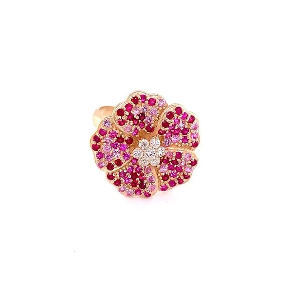 Colored Stone Ring in 14 Karat Yellow Gold Tzfasman Jewelers Brooklyn, NY