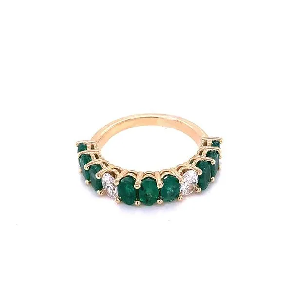 Colored Stone Ring in 14 Karat Yellow Gold 3.95 Grams Tzfasman Jewelers Brooklyn, NY