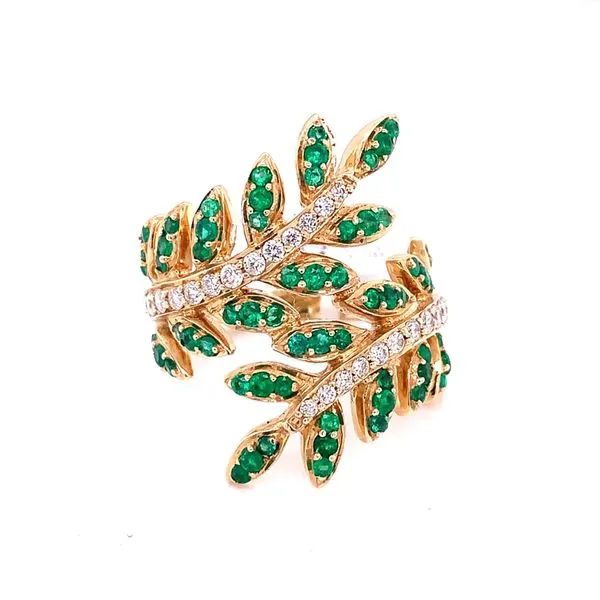 Colored Stone Ring in 14 Karat Yellow Gold 9 Grams Tzfasman Jewelers Brooklyn, NY