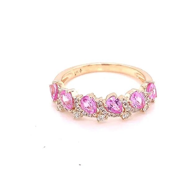 Colored Stone Ring in 14 Karat Yellow Gold 2.53 Grams Tzfasman Jewelers Brooklyn, NY