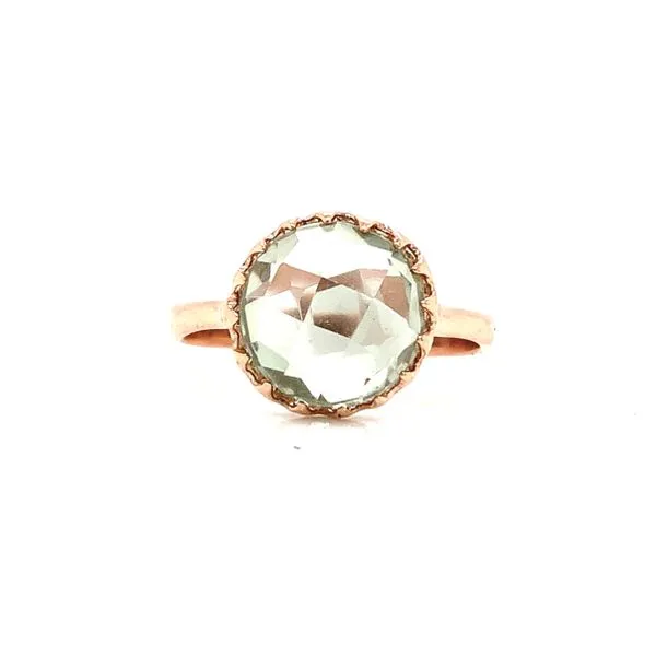 Colored Stone Ring in 14 Karat Rose Gold Tzfasman Jewelers Brooklyn, NY