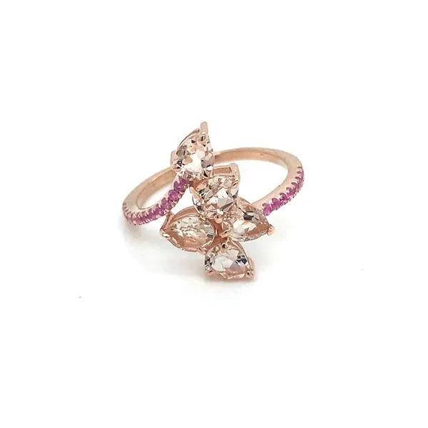 Colored Stone Ring in 14 Karat Rose Gold Tzfasman Jewelers Brooklyn, NY